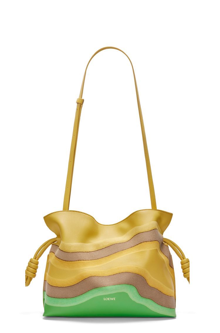 Medium Flamenco clutch in nappa calfskin