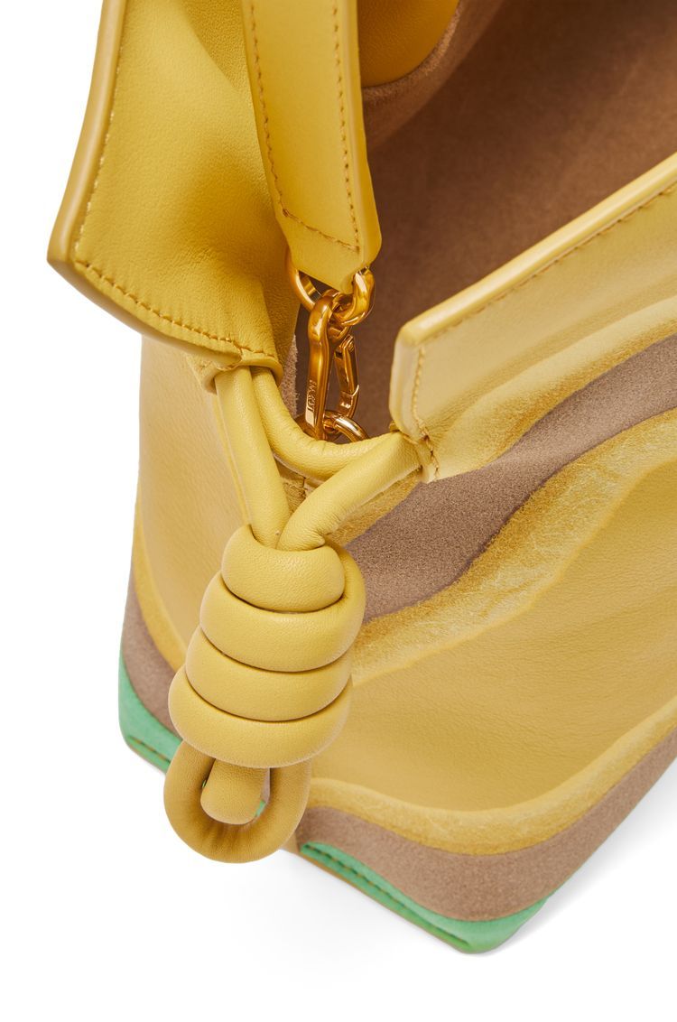 Medium Flamenco clutch in nappa calfskin