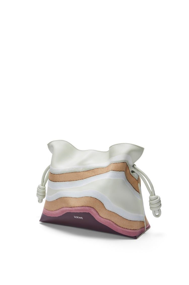 Medium Flamenco clutch in nappa calfskin