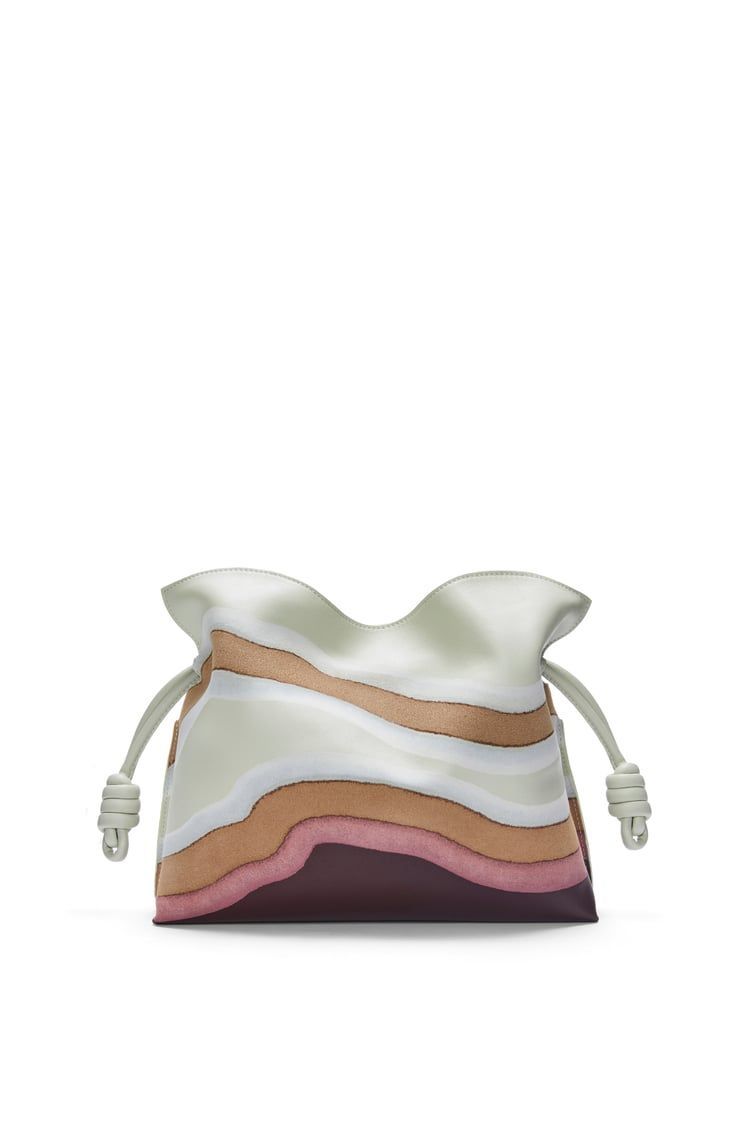 Medium Flamenco clutch in nappa calfskin