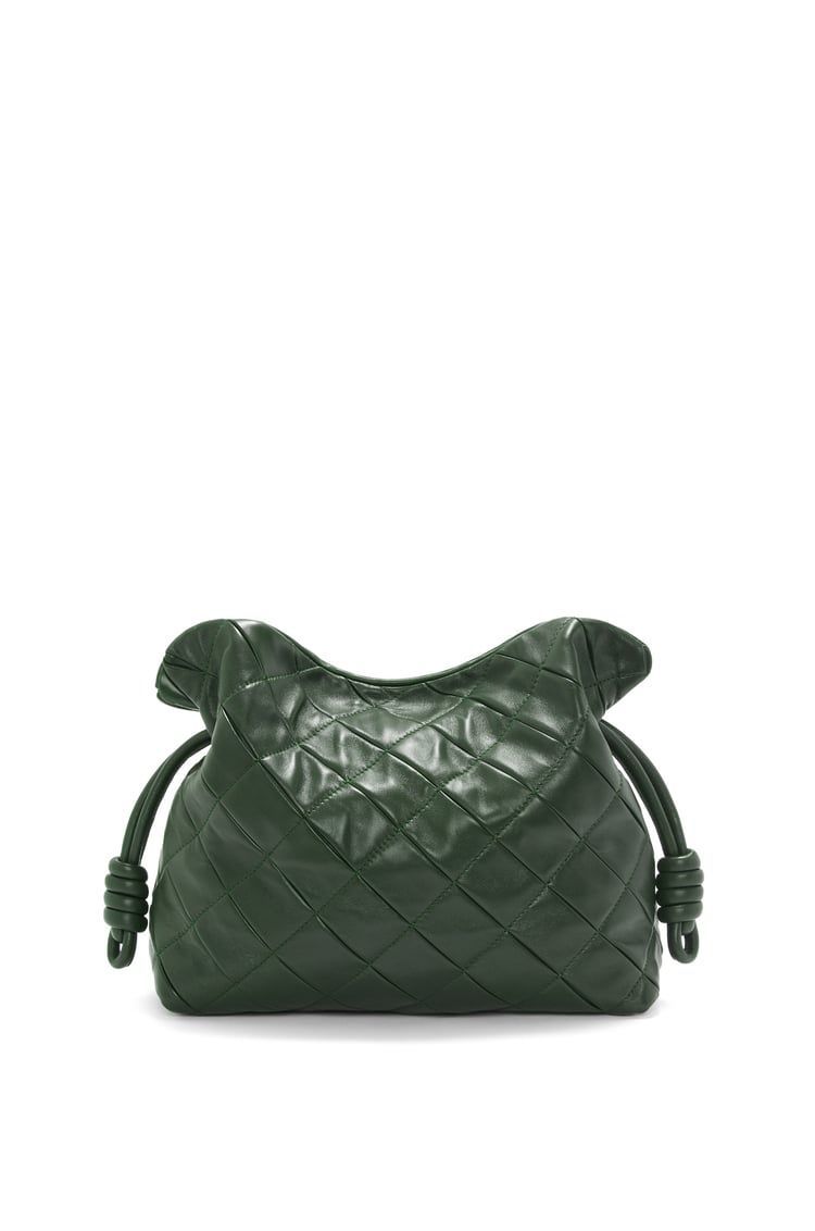 Medium Flamenco clutch in pleated nappa lambskin