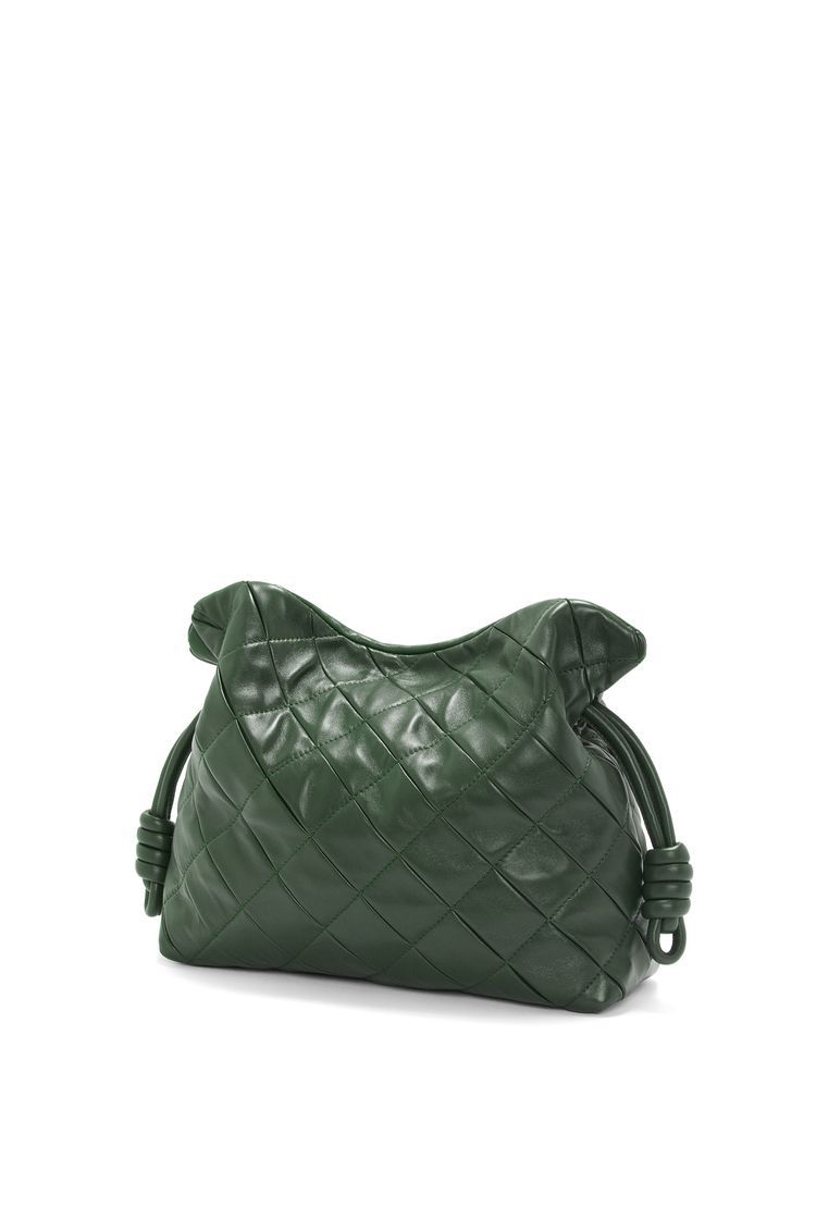 Medium Flamenco clutch in pleated nappa lambskin