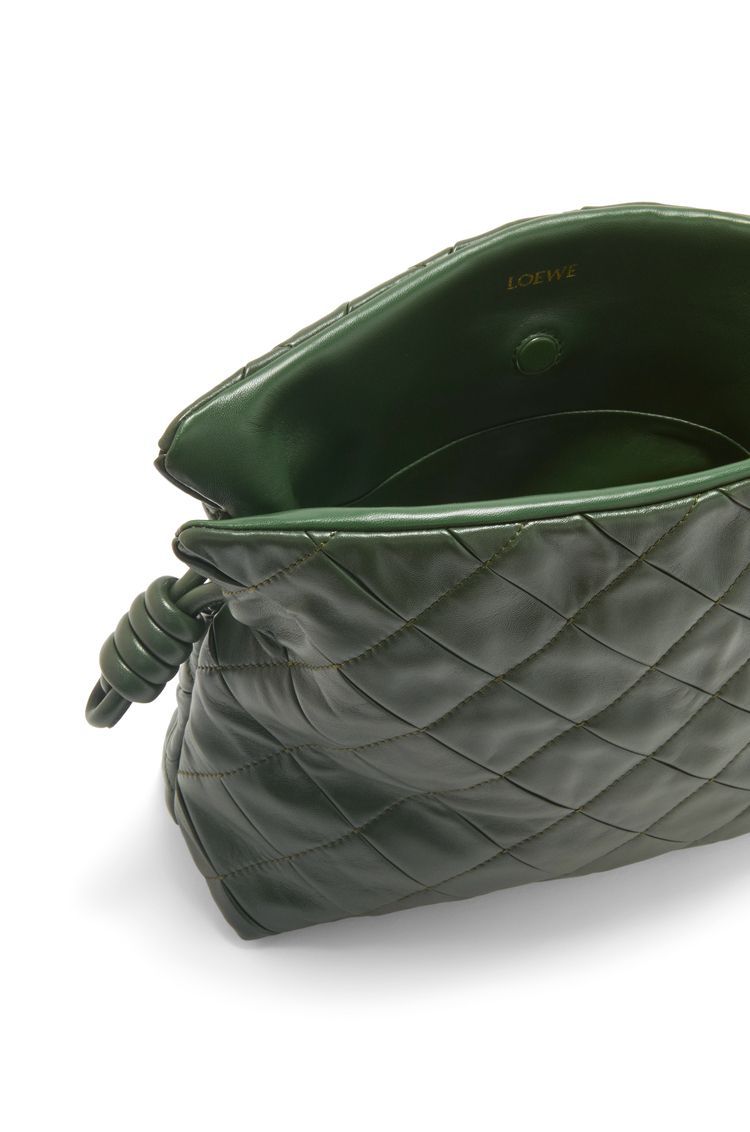 Medium Flamenco clutch in pleated nappa lambskin