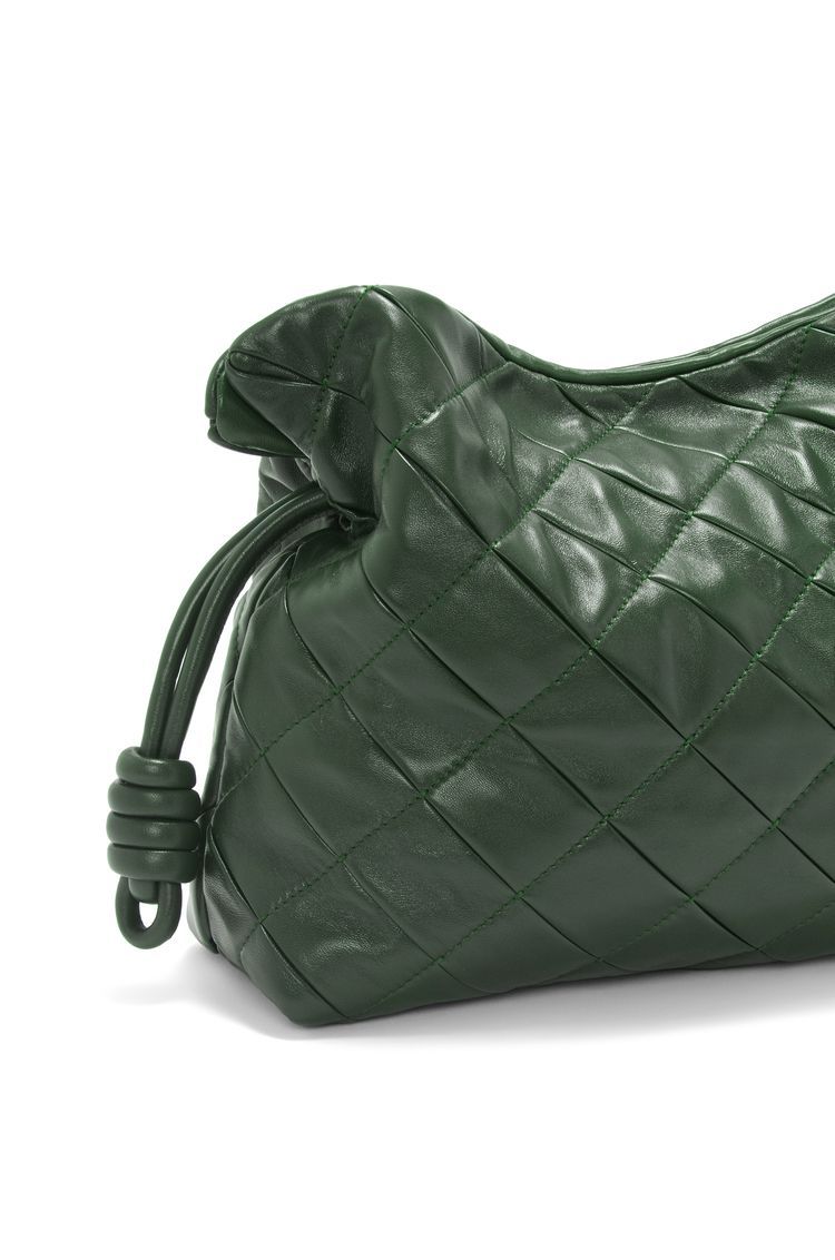 Medium Flamenco clutch in pleated nappa lambskin