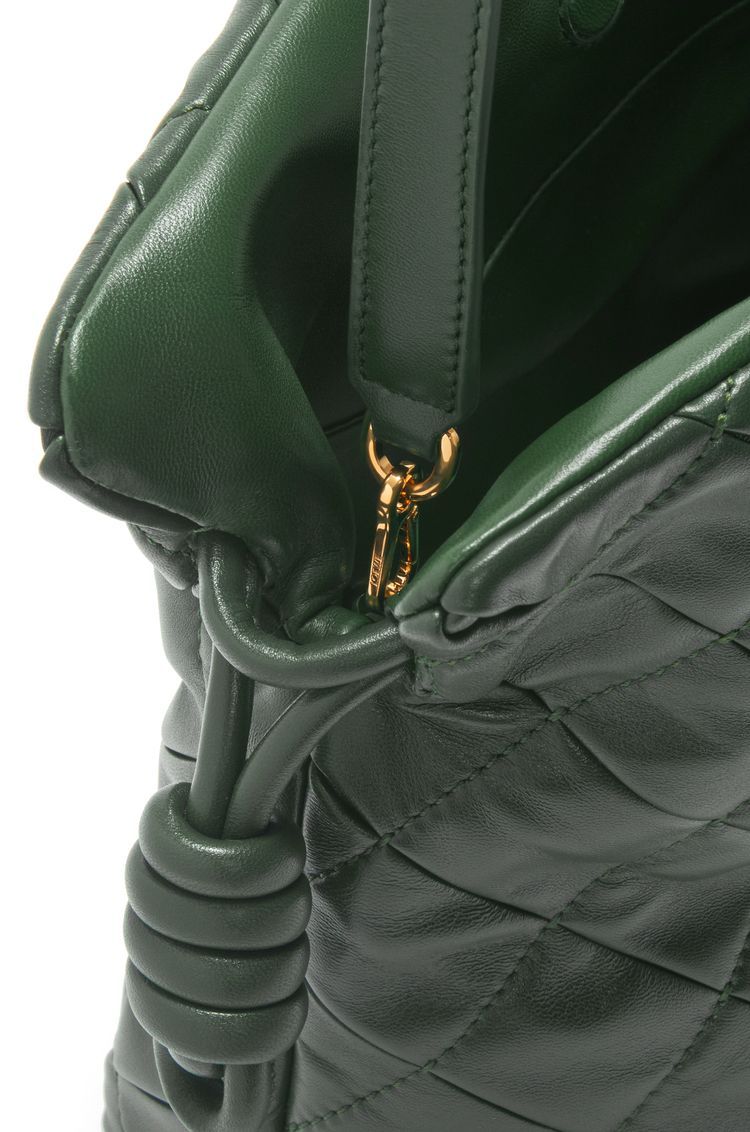 Medium Flamenco clutch in pleated nappa lambskin
