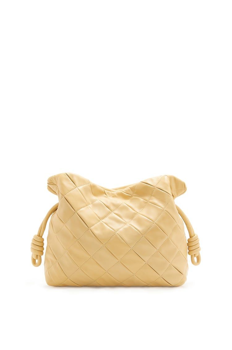 Medium Flamenco clutch in pleated nappa lambskin