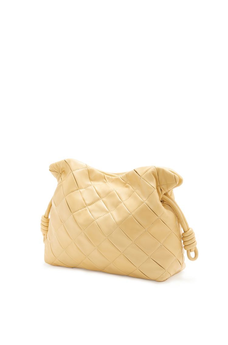 Medium Flamenco clutch in pleated nappa lambskin