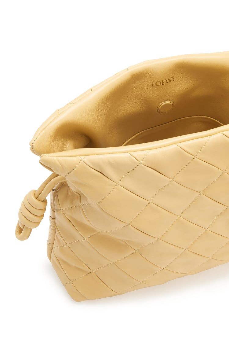 Medium Flamenco clutch in pleated nappa lambskin