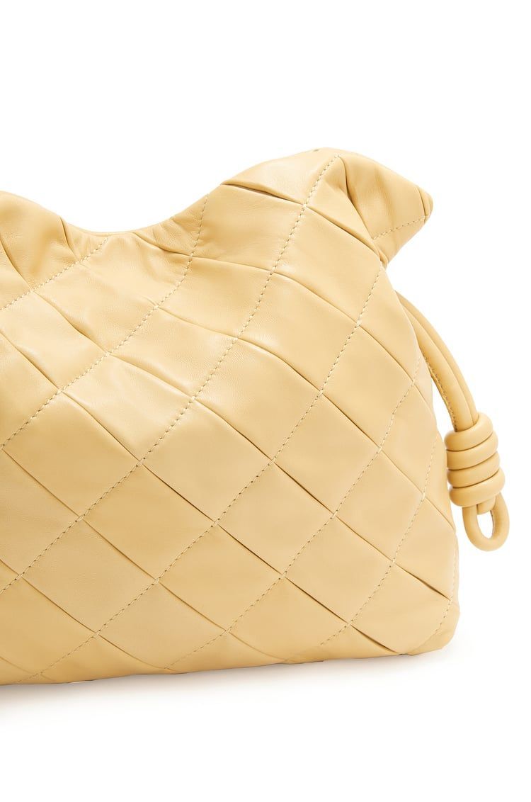 Medium Flamenco clutch in pleated nappa lambskin
