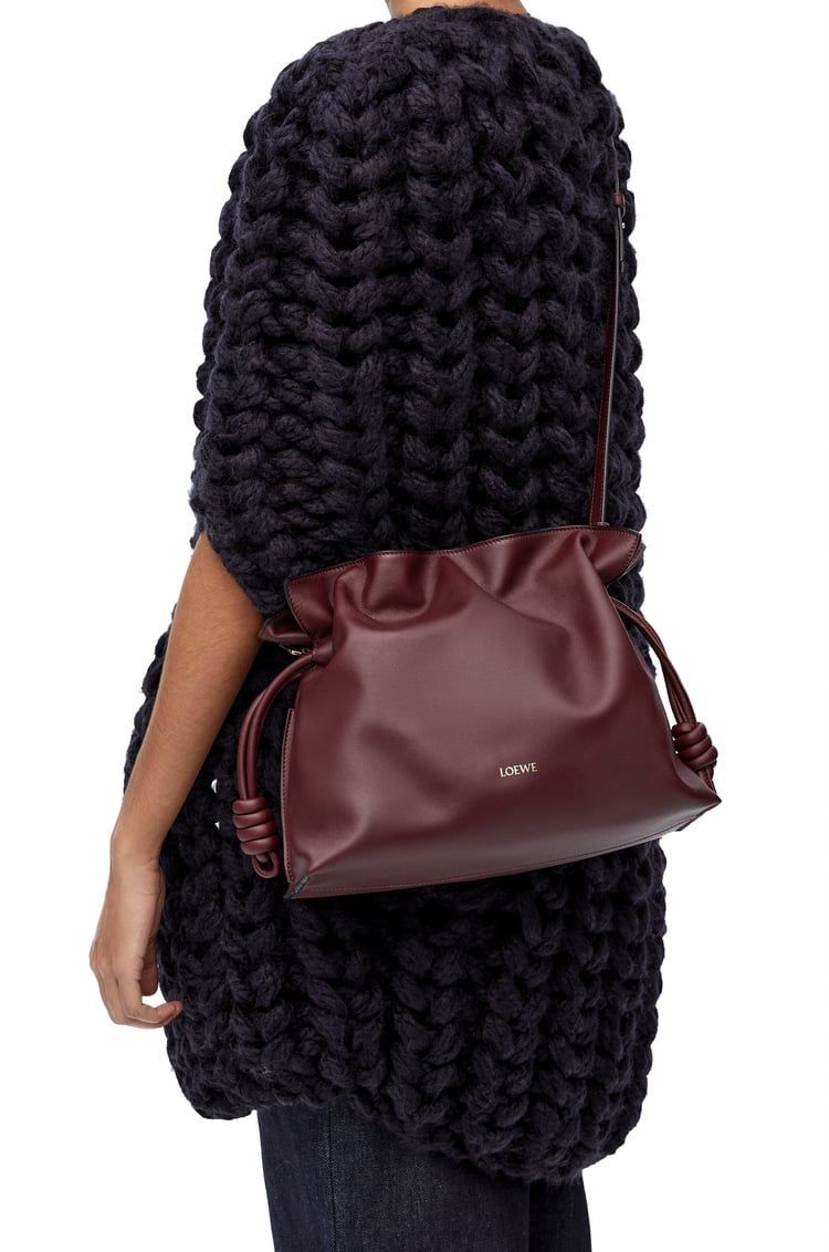 Medium Flamenco clutch in nappa calfskin