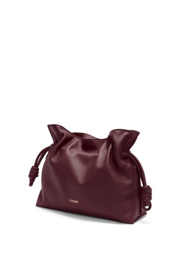 Medium Flamenco clutch in nappa calfskin