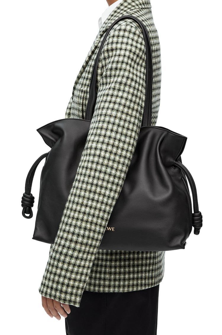 Large Flamenco clutch in nappa calfskin