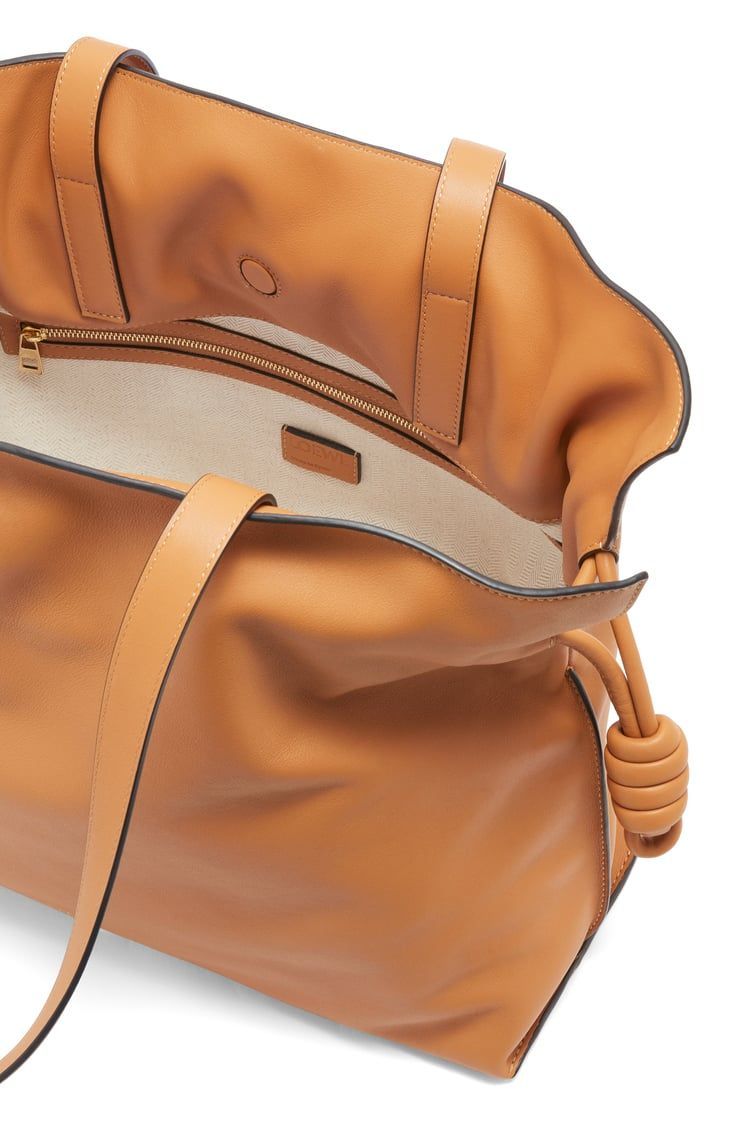 Large Flamenco clutch in nappa calfskin