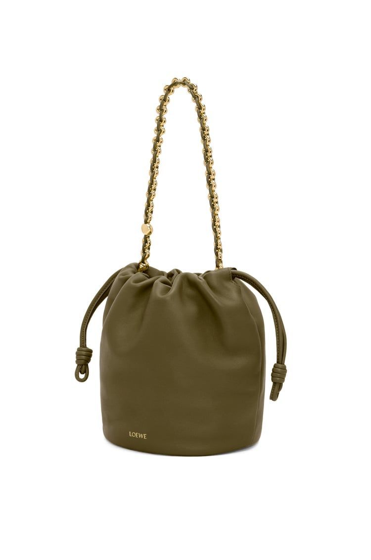 Flamenco purse bucket in mellow nappa lambskin