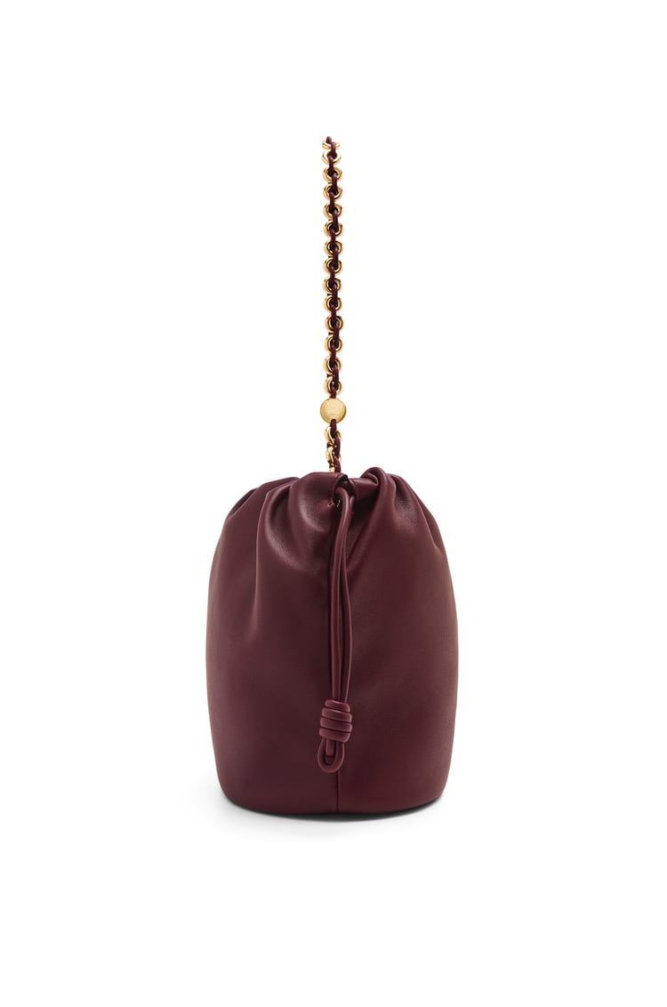Flamenco purse bucket in mellow nappa lambskin