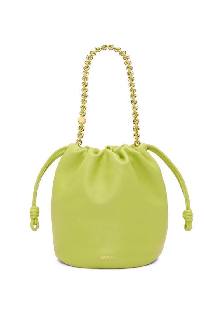 Flamenco purse bucket in mellow nappa lambskin