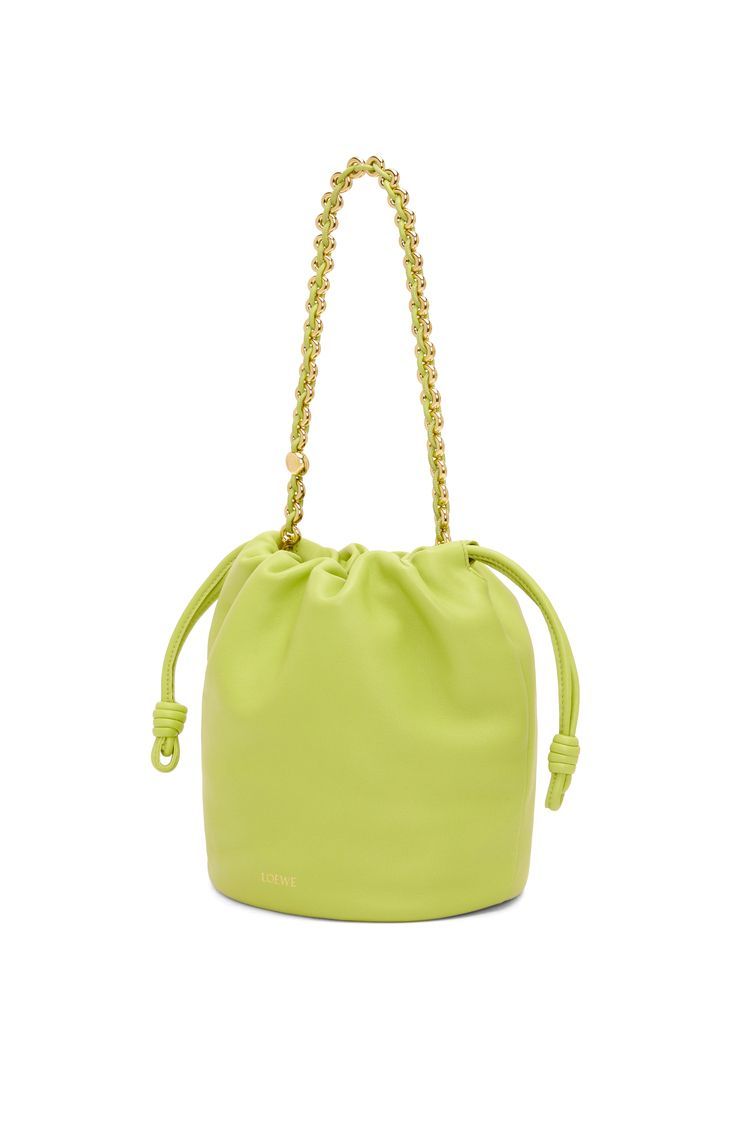 Flamenco purse bucket in mellow nappa lambskin
