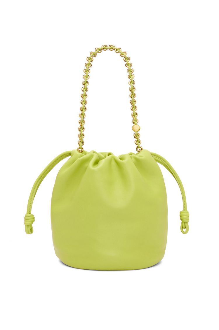 Flamenco purse bucket in mellow nappa lambskin