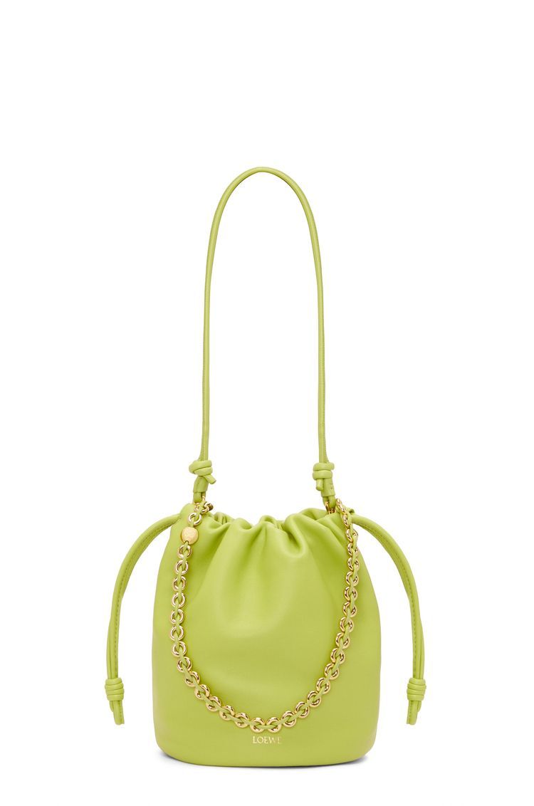 Flamenco purse bucket in mellow nappa lambskin