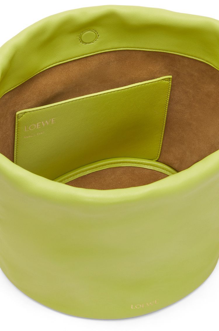 Flamenco purse bucket in mellow nappa lambskin