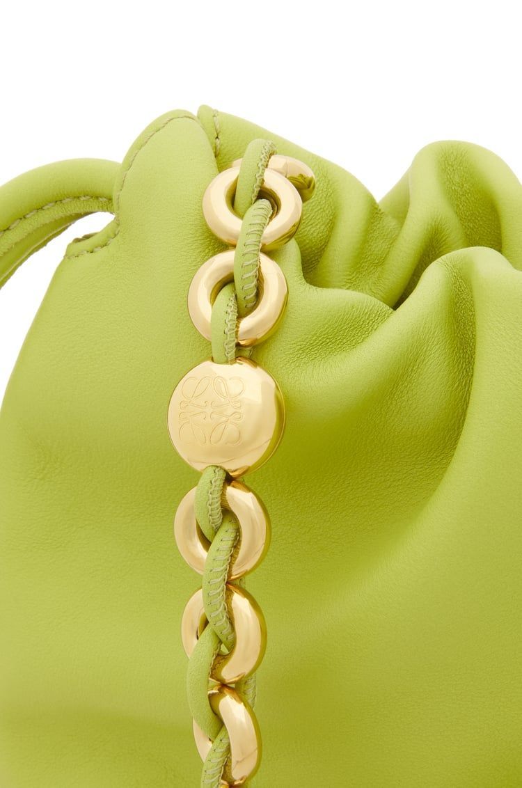 Flamenco purse bucket in mellow nappa lambskin