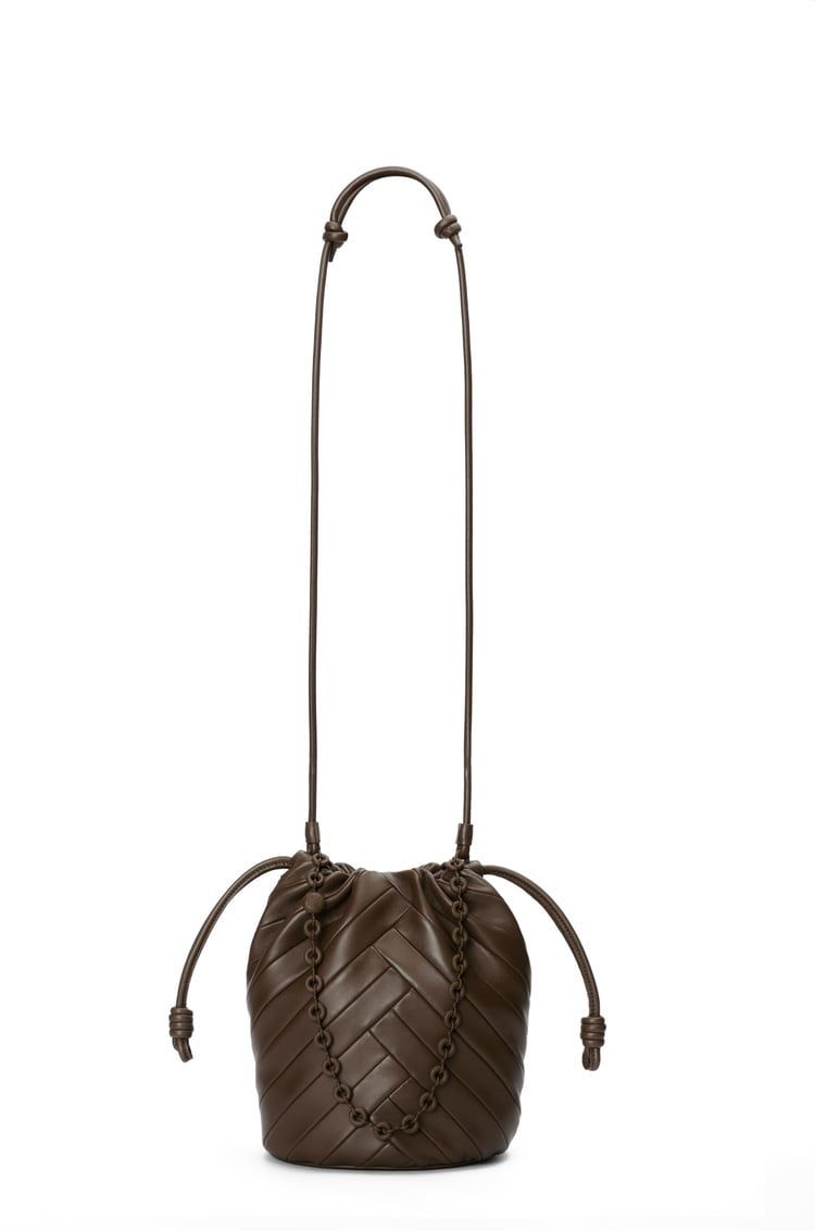Flamenco Purse Bucket bag in mellow nappa lambskin