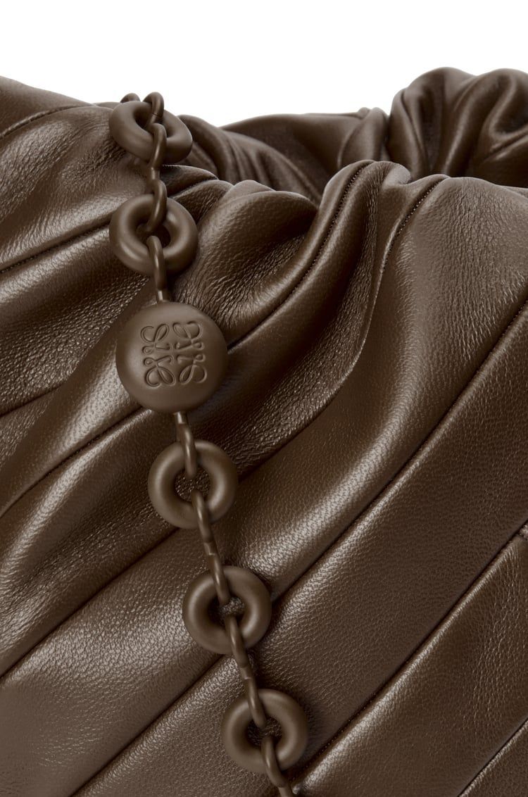 Flamenco Purse Bucket bag in mellow nappa lambskin