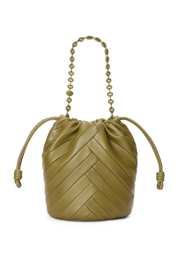 Flamenco Purse Bucket bag in mellow nappa lambskin