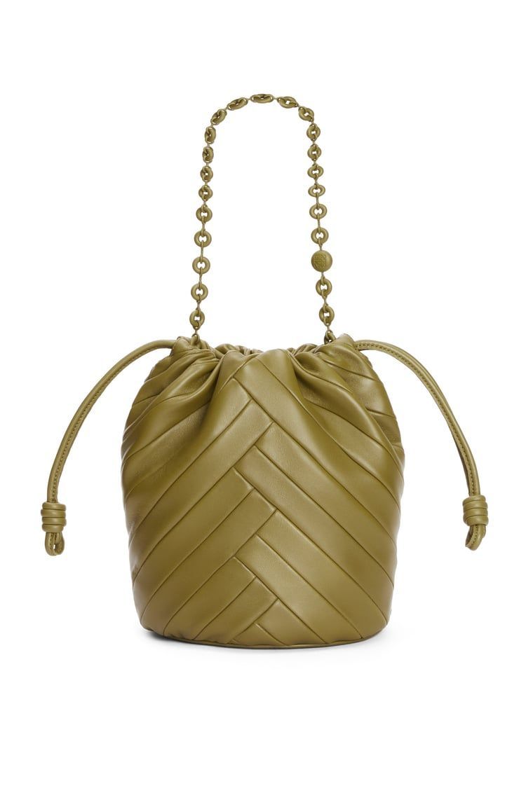 Flamenco Purse Bucket bag in mellow nappa lambskin