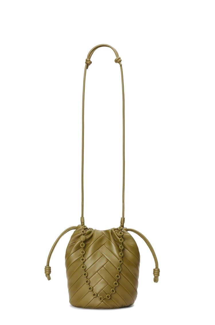 Flamenco Purse Bucket bag in mellow nappa lambskin
