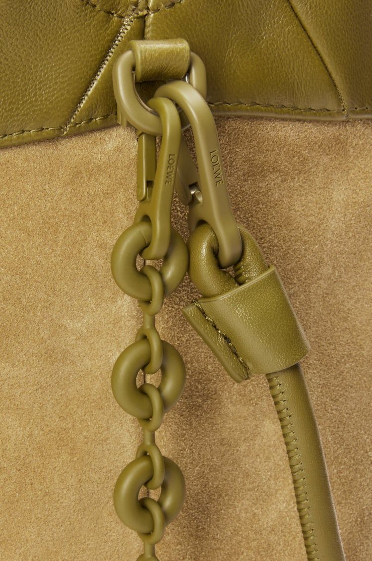 Flamenco Purse Bucket bag in mellow nappa lambskin