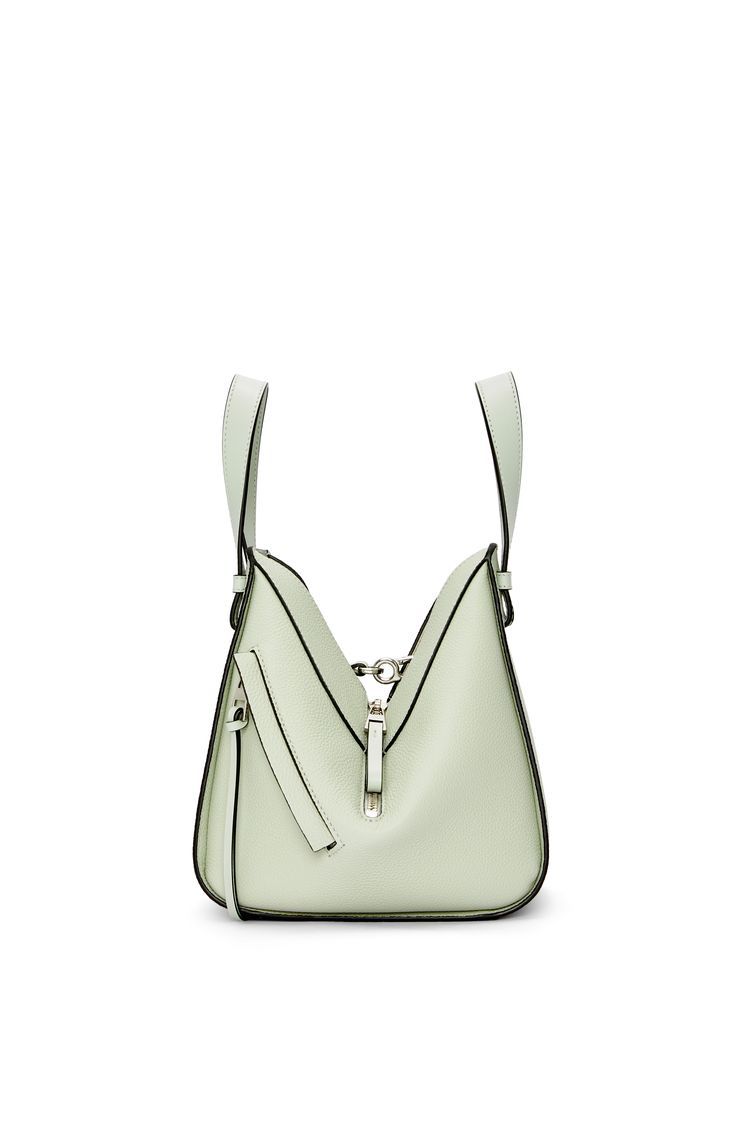Compact Hammock bag in soft grained calfskin