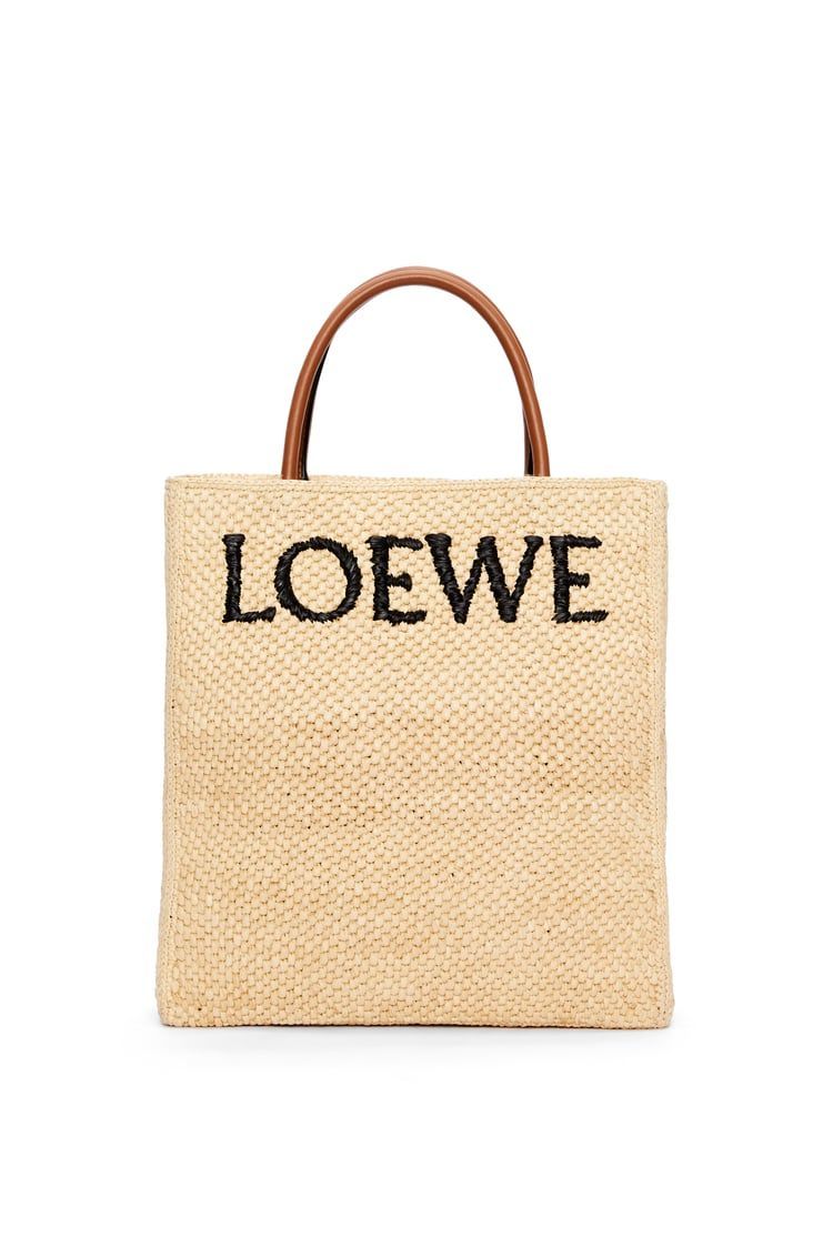 Standard A4 Tote bag in raffia