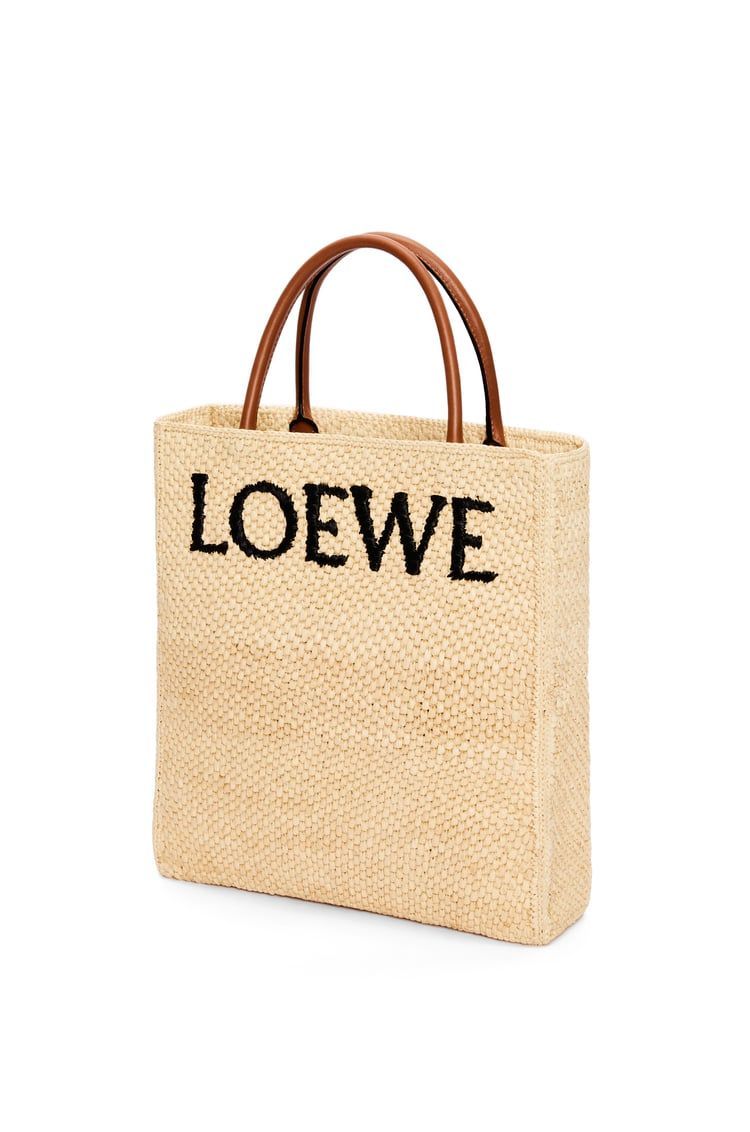 Standard A4 Tote bag in raffia