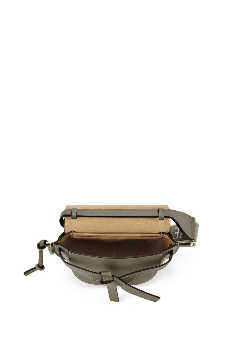 Mini Gate Dual bag in soft calfskin and jacquard