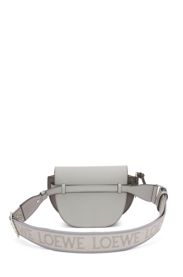 Mini Gate Dual bag in soft calfskin and jacquard