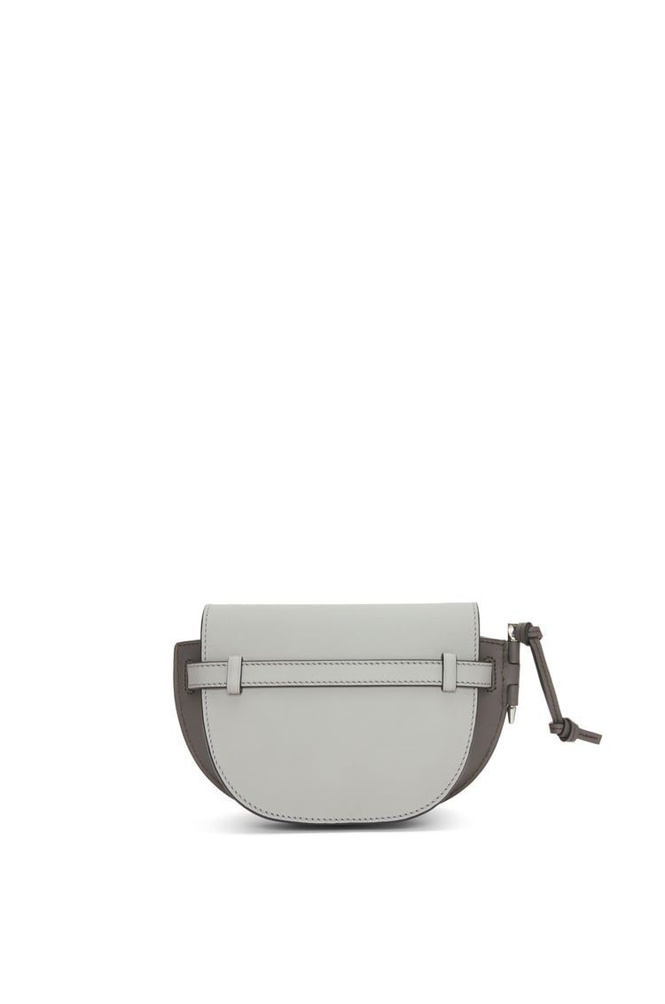 Mini Gate Dual bag in soft calfskin and jacquard
