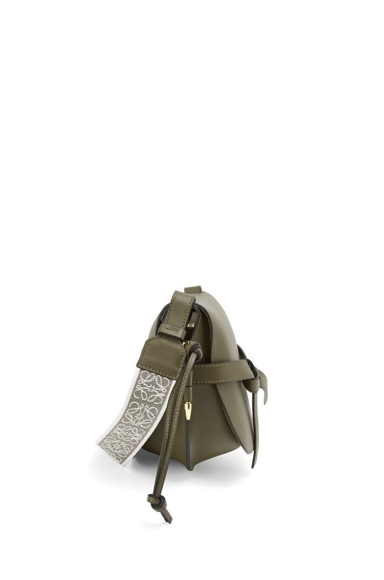 Small Gate bag in soft calfskin and jacquard