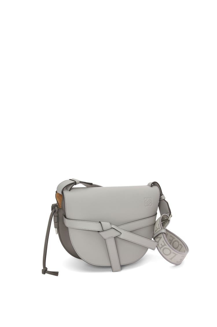 Small Gate Dual bag in soft calfskin and jacquard
