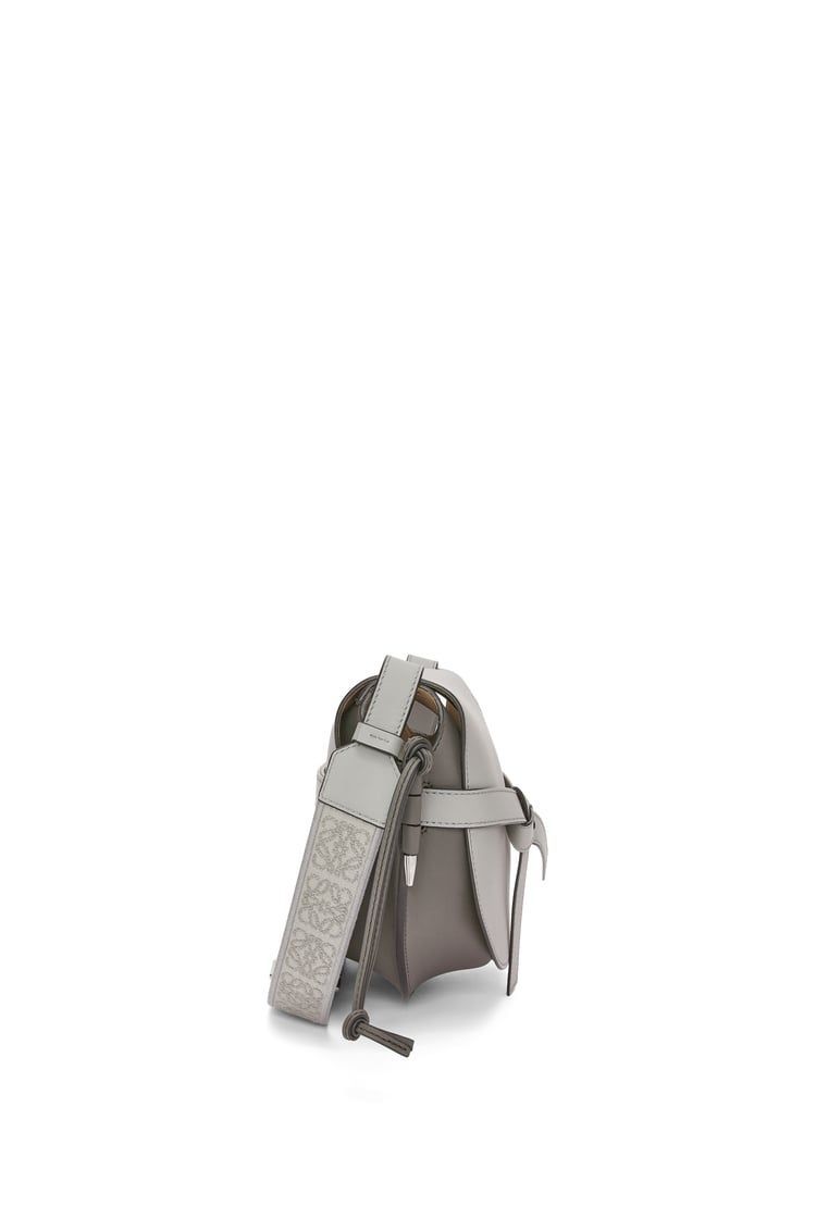 Small Gate Dual bag in soft calfskin and jacquard