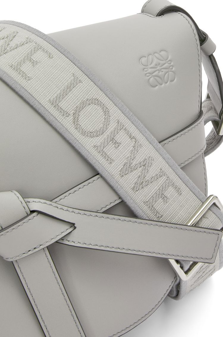 Small Gate Dual bag in soft calfskin and jacquard