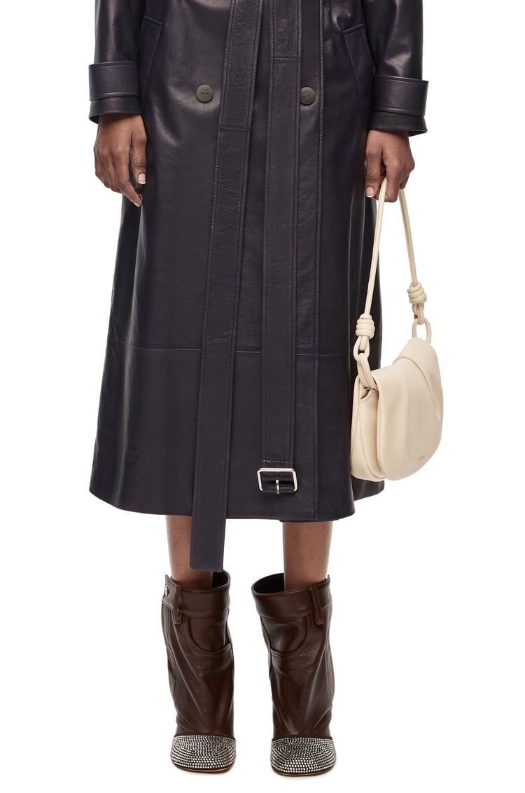 Paseo satchel in shiny nappa calfskin