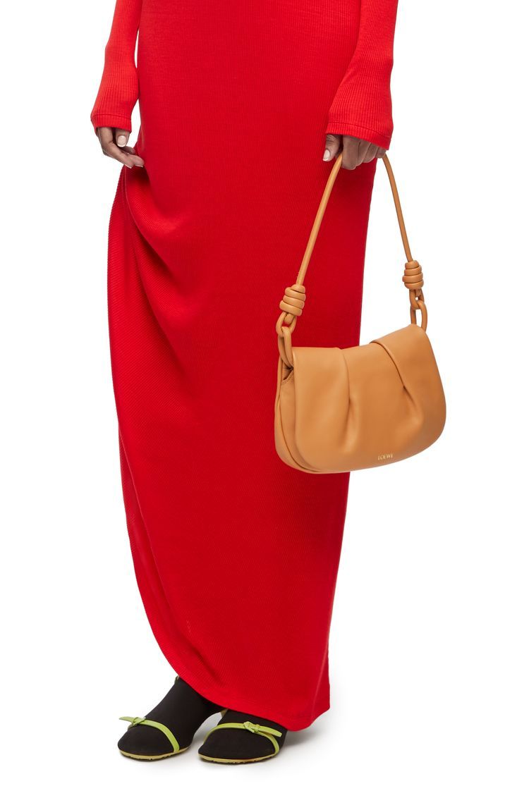 Paseo satchel in shiny nappa calfskin