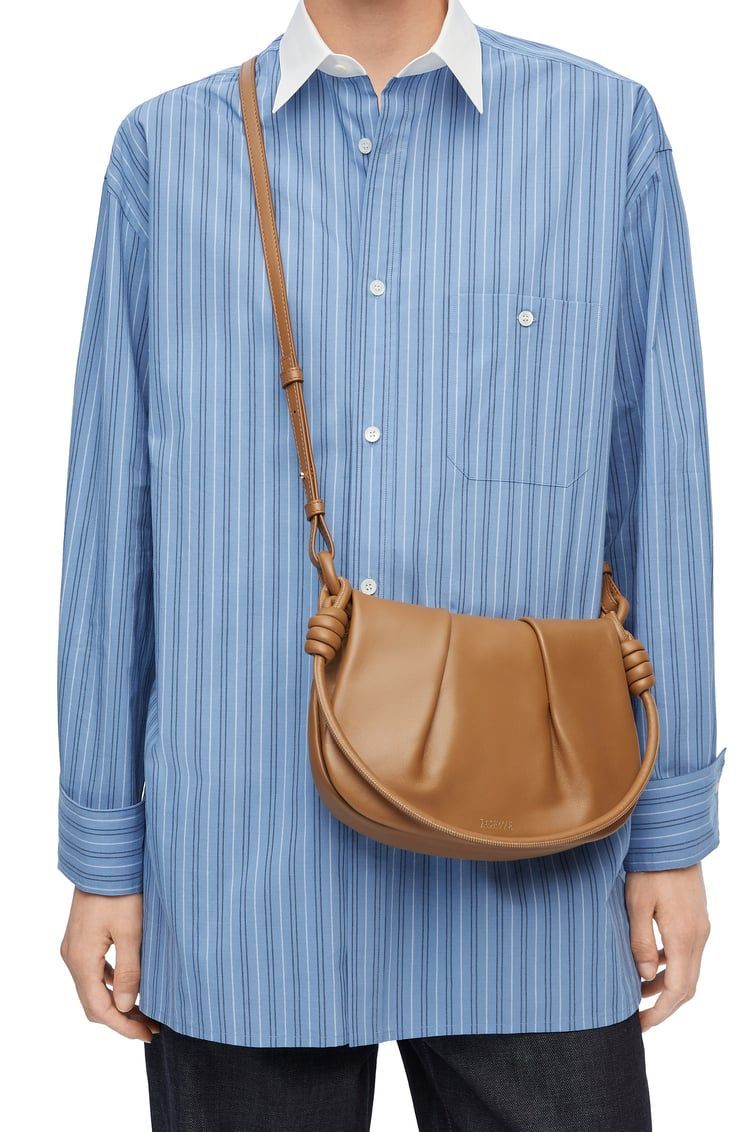 Paseo satchel in shiny nappa calfskin