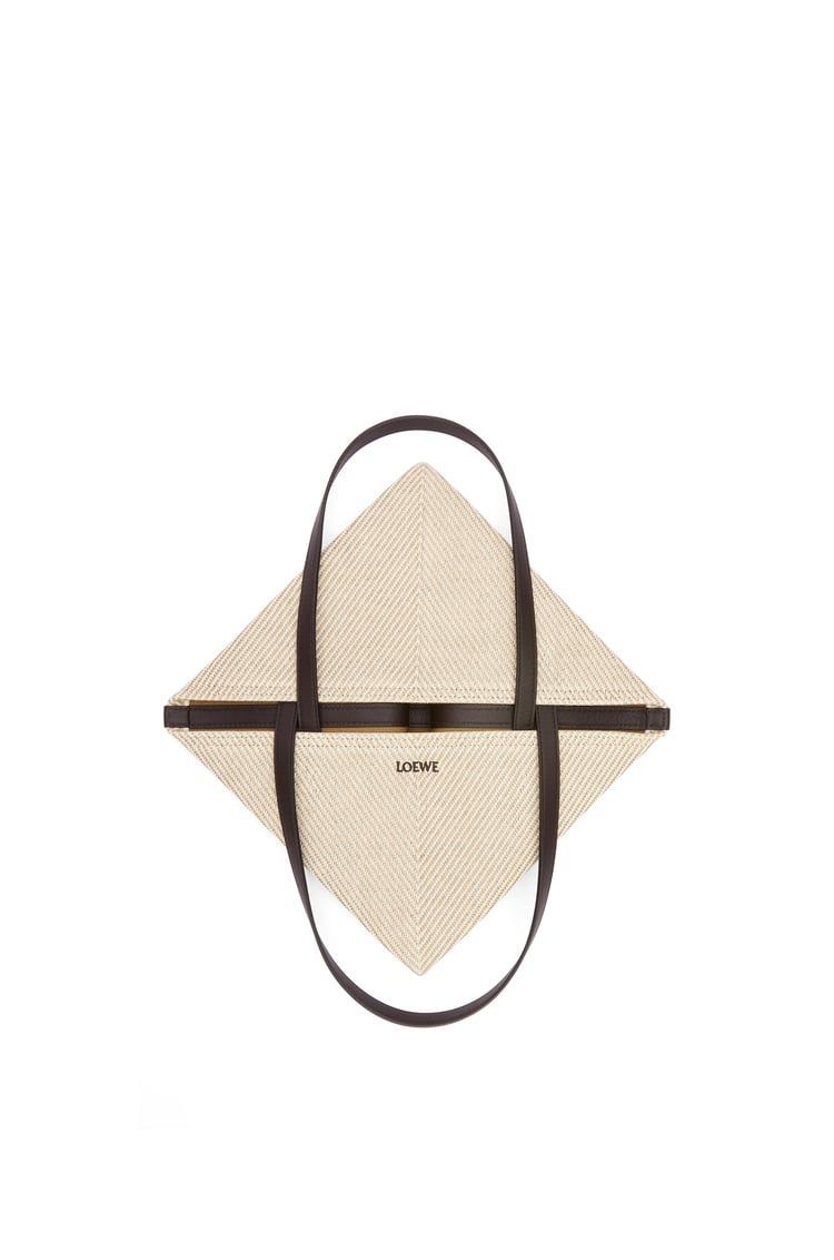 Puzzle Fold tote in cotton jacquard