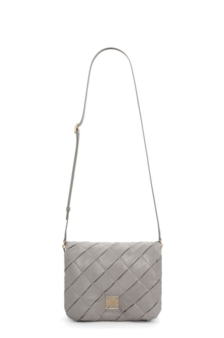 Puffer Goya in pleated shiny nappa lambskin