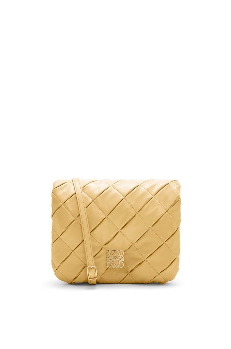 Puffer Goya in pleated shiny nappa lambskin