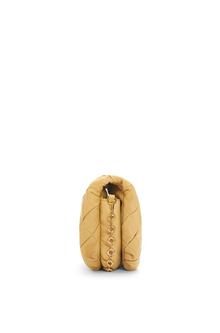 Puffer Goya in pleated shiny nappa lambskin