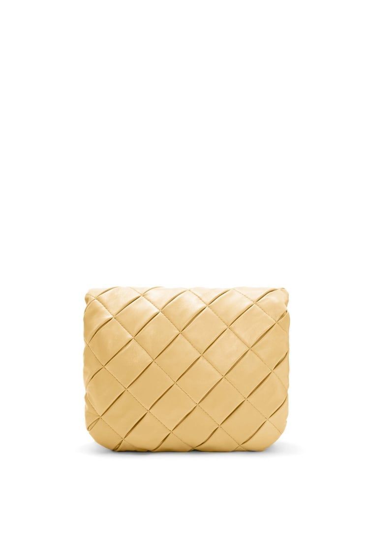 Puffer Goya in pleated shiny nappa lambskin