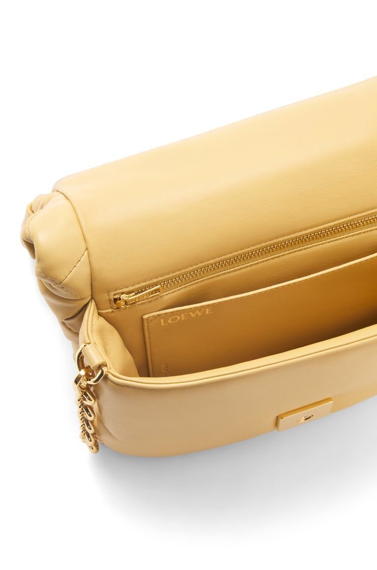 Puffer Goya in pleated shiny nappa lambskin